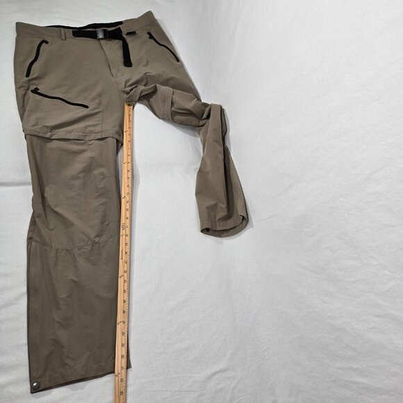 MILLET Gorpcore DRYNAMIC STRETCH Sage CONVERTIBLE Hiking Pant-Short WomenSize XL - Picture 15 of 17
